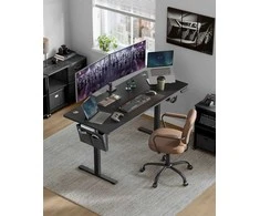 Songmics Reguliuojamo aukščio stalas 70 x 160 x 72-120cm