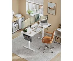 Songmics Reguliuojamo aukščio stalas 60 x 140 x 72-120cm