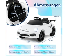 Elektrinis automobilis baltas