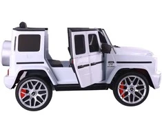 Lean Cars Elektrinis automobilis Mercedes G63 baltas