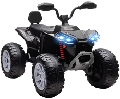 AIYAPLAY Vaikiski sk elektrinis keturratis, 24V elektrin k transporto priemon su 4 ratais, priekiniais žibintais, USB jungtimi, MP3 funkcija, 6,5 km/h, 3-8 metai