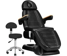 Activeshop Elektrinis kosmetologinis krėslas SILLON Lux 273B + juoda kėdė 304