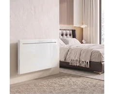 Elektrinis panelinis šildytuvas su „Wi‑Fi“, 1500 W, baltas, 70 × 21,5 × 43,5 cm