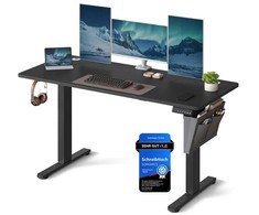 Elektrinis reguliuojamo aukščio rašomasis stalas 60 x 140 x (72–120) cm
