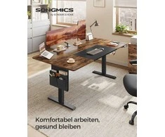 Vasagle Reguliuojamo aukščio stalas 180 x 80 x 72-120cm