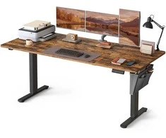 Songmics Reguliuojamo aukščio stalas 180 x 80 x 72-120cm