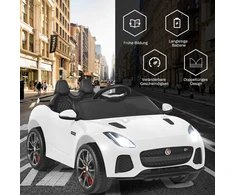 Elektrinis vaikų automobilis baltas