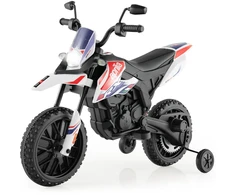 Elektrinis vaikų motociklas Baltas