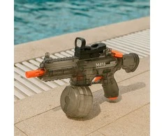 Lean Toys Elektrinis vandens šautuvas M416 su apšvietimu 450 ml