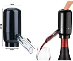 Electric wine dispenser led funnel pump liquid