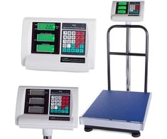 Elektroninės platforminės svarstyklės su atrama, 300 kg, 40x50 cm