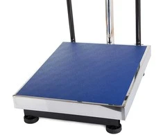 Elektroninės platforminės svarstyklės su atrama, 300 kg, 40x50 cm