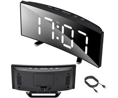 Elektroninis laikrodis su LED ekranu ir termometru DT-6507