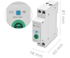 Elektros skaitiklis Qoltec 63A relė