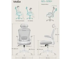 Songmics Ergonomiška biuro kėdė