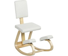 Ergonomiška kėdė kreminė