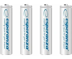 Esperanza EZA102W Įkraunama baterija Ni-MH AAA 1000MAH x4