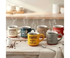 Siaki Kolekcija Espresso puodelių rinkinys 110 ml 6 vnt. spalvų