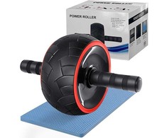 Muscle training roller wheel + mat