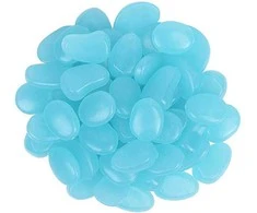 Bikuva.lt Fluorescenciniai akmenukai 100 vnt., mėlyni, 2 cm