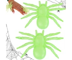 Fluorescensiniai Helovino vorai, 11 cm, 2 vnt.