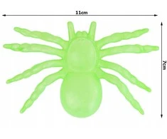 Fluorescensiniai Helovino vorai, 11 cm, 2 vnt.