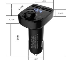 FM siųstuvas su USB ir Bluetooth MP3 grotuvas