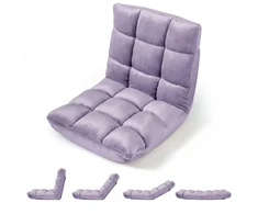 Grindų kėdė šviesiai violetinė