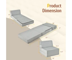 Fotelis Sofa-lova ruda