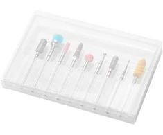 Activeshop Frezos antgalių rinkinys Exo Professional MIX odelių apdirbimui, 9 vnt.
