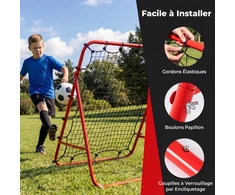 Futbolo atšokimo tinklas Raudonas
