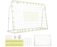 Futbolo vartai 187 x 60 x 102–122,5 cm