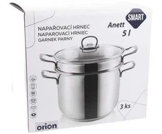BK Orion Garų puodas ANETT 5l su stiklo dangčiu