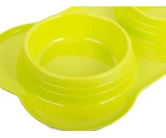 Double bowl for dog/cat food 400ml x 2