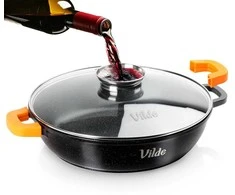 Vilde Gili granitinė keptuvė su dangčiu Terruna Aroma 32 cm, 4,7 l