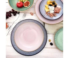 Orion Gilzė Keramikinė Lėkštė 21 cm Rožinė 900 ml