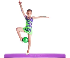 Gimnastikos balansinė sija violetinė