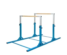 Gimnastikos lygiagretės mėlynos