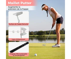 Golf klubų rinkinys juodas 1 vnt.