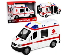 Lean Toys Greitosios pagalbos automobilis 1:10