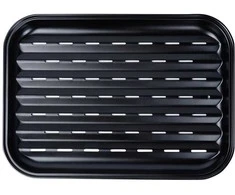 BBQ Griliaus keptuvė 34.5x24 cm juoda perforuota