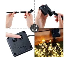 Grlianda Vilde 10 m, 100 LED lempučių, IP44