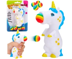 Lean Toys Guminis kamuoliukų paleidėjas 5 vnt.