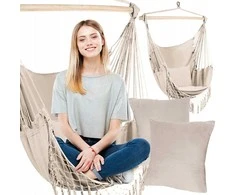 Iso Trade Hamakas - smėlio spalvos braziliška kėdė Gardlov 23670