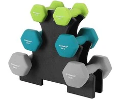 Songmics Hantel-Set 1, 2, 3kg Grau-Grün
