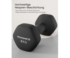 Songmics Hanteliai 8kg 2 vnt.