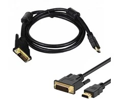 HDMI-DVI kabelis 2 m HD8 su auksuotais antgaliais