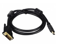 HDMI-DVI kabelis 2 m HD8 su auksuotais antgaliais