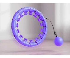Hula lankas su svoriu masažuojanti reguliuojama 45 cm