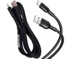 Fusion Įkrovimo laidas USB-C 2,1A, 0,9 m